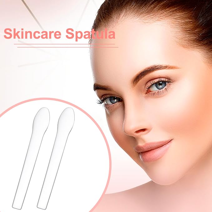 Pndeyo 3pcs Mini Stainless Steel Makeup Spatula, Skincare Scoop Applicator - Image 4