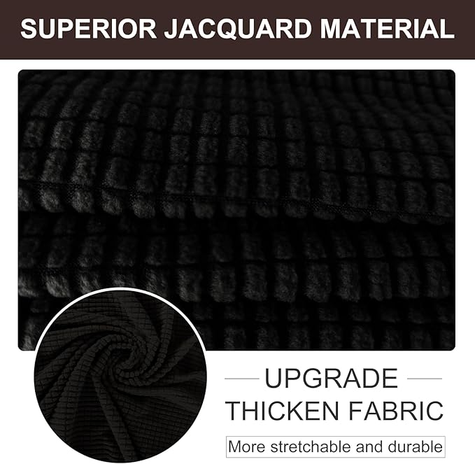 U-NICE HOME Oversized Stretch Loveseat Couch Cover Sofa Covers Washable Sofa - Image 4