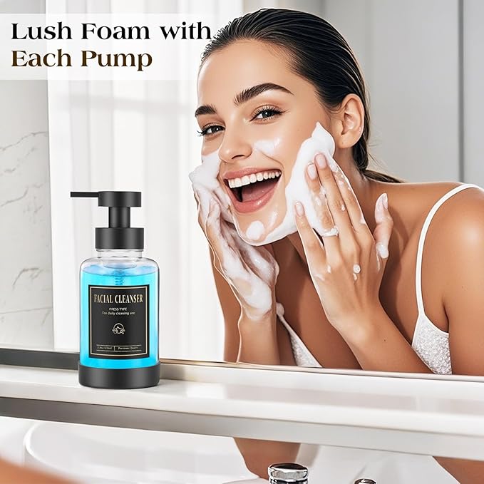 Luxspire Foaming Soap Dispenser, Glass Foam Pump Soap Dispenser, Non-Slip Hand - Image 7