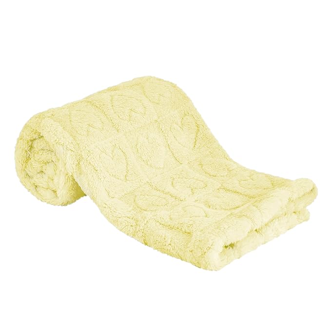 Yurhap Fleece Baby Blanket Heart Checkered Blanket, Ultra Soft Cozy Baby by Yurhap