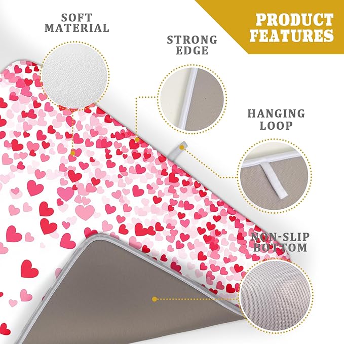 Valentine's Day Dish Drying Mat - Image 4
