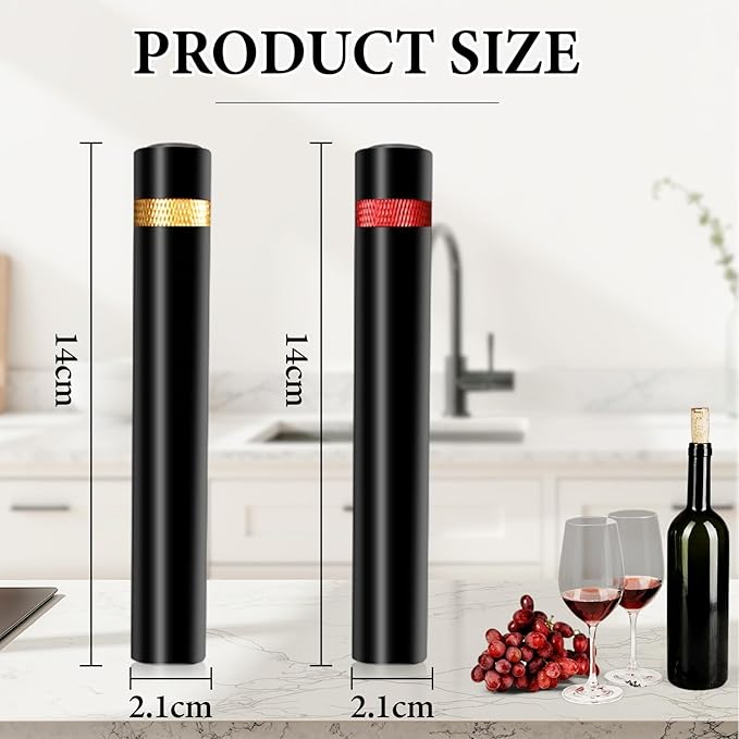 2pcs Arropop Wine Opener, Travel Portable Pocket Air Pressure Pump Bottle Open - Image 7