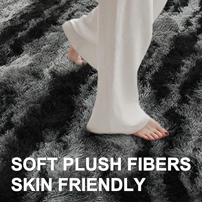 9x12 Ft Extra Large Shag Rugs for Living Room, Ultra Soft Fluffy Furry Area - Image 4