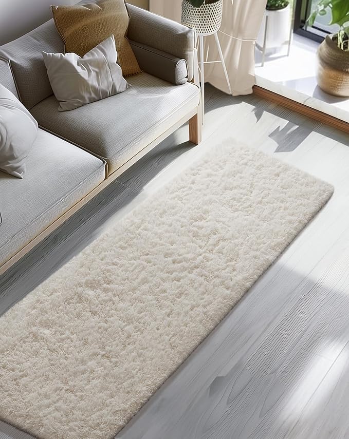 Ophanie 2x8 Runner Rug for Hallway, Upgrade Non-Slip Fluffy Soft Bedside Rugs - Image 5