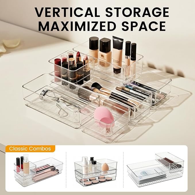 Clear Acrylic Makeup Organizer and Make Up Storage - Image 4