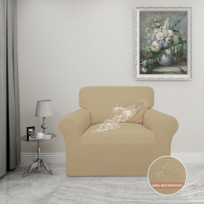 Easy-Going 100% Waterproof Chair Couch Cover, Dual Waterproof Sofa Cover - Image 2