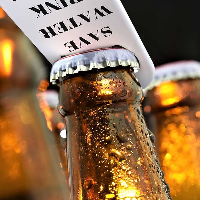 Funny Joke Stainless Steel Bottle Opener Save Water Drink Tequila Flat Beer - Image 4