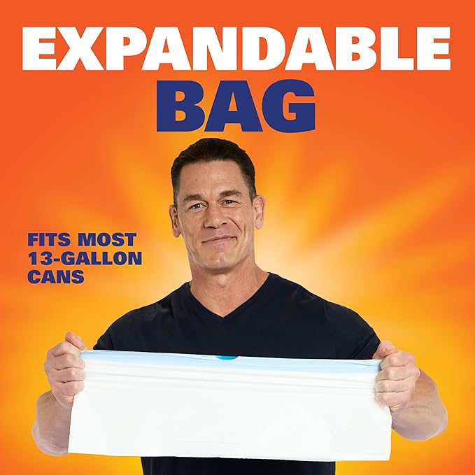 Hefty Ultra Strong 13 Gallon Trash Bags, Tall Kitchen Trash Bags 13 Gallon Size - Image 6