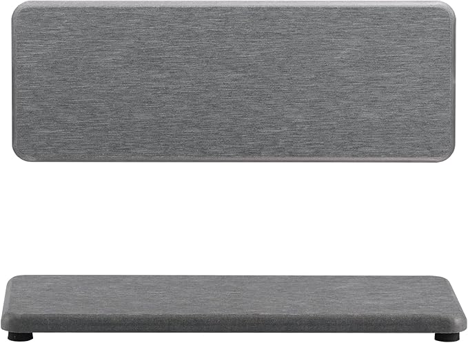 NiuYichee 2 Pcs Water Absorbing Stone Trays, Kitchen/Bathroom Sink Soap Dish by NiuYichee