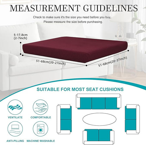 14Pcs Stretch Patio Cushion Covers, Outdoor Couch Covers Replacement, Outdoor - Image 2