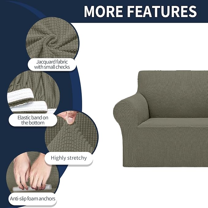 Cupuamon 2026 New Stretch Oversized Sofa Slipcovers Couch Sofa Cover - Image 4
