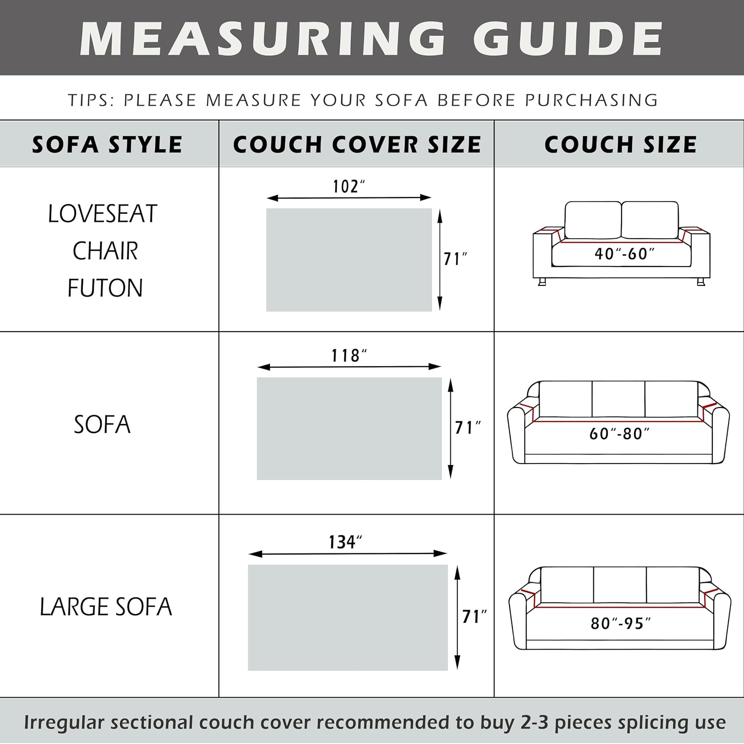 Cmfshape Halloween Sofa Couch Cover,Skull Prank Sofa Slipcovers for 3 Cushion Couch,Black Sofa Towel for Living Room Sectional,Furniture Protector for Pets,Kids-71"x102"