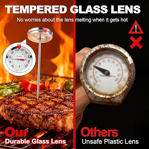 Instant Read Meat Thermometer 2'' Cooking Thermometer Kitchen Thermometer - Image 6