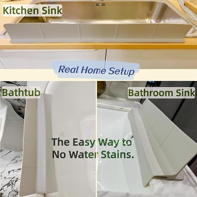 Sink Splash Guard for Kitchen, Splatter Screen & Silicone Water Guard - Image 6