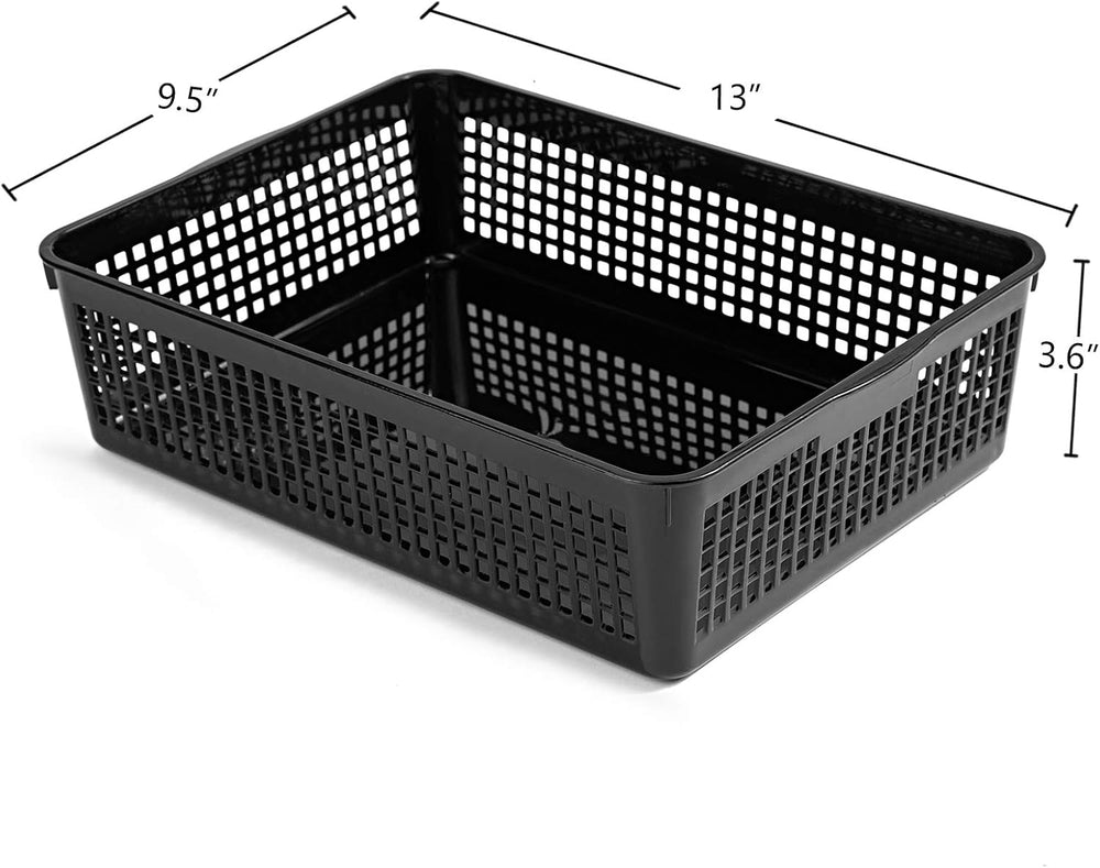 Aebeky A4 Size Plastic Paper Storage Trays,Desktop File Organizer Baskets,6-P...