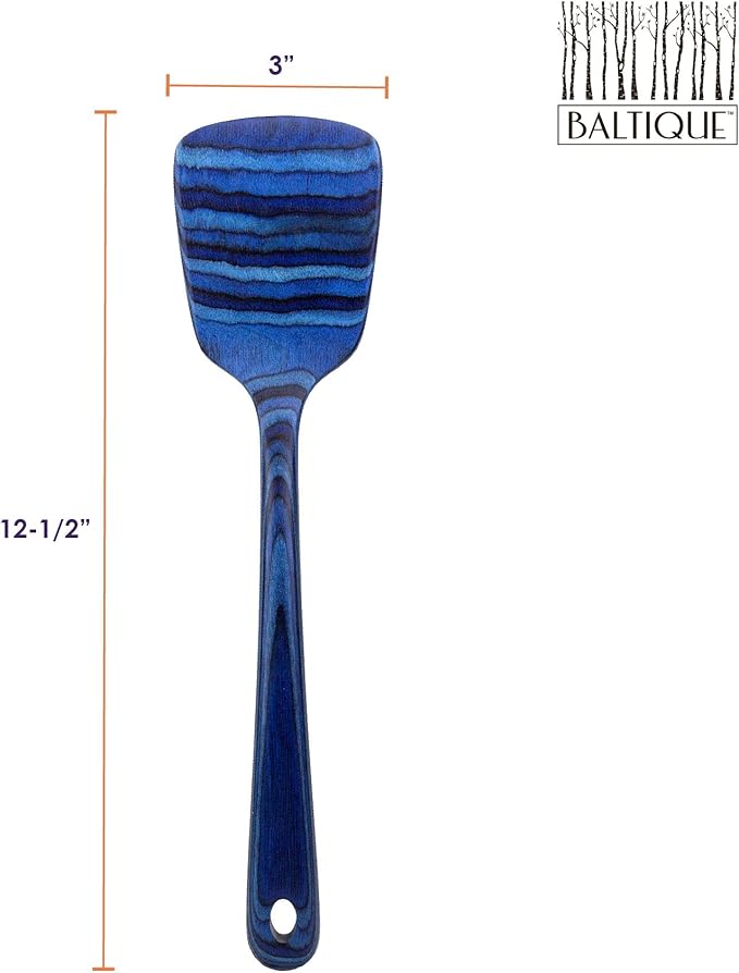 Totally Bamboo Baltique Malta Collection 12-1/2" Wooden Spatula, Safe - Image 6