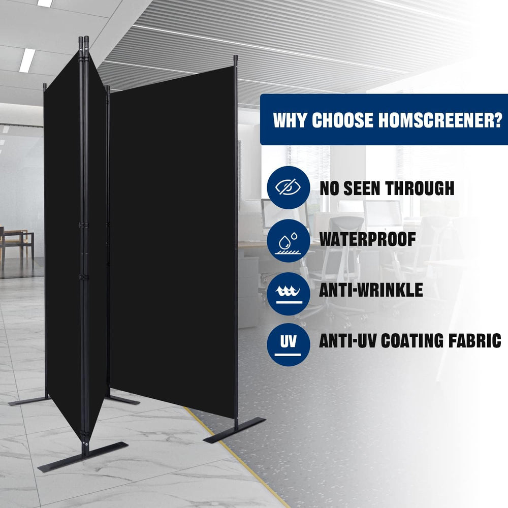 Room Divider 3 Panel-102''Wide,6FT Room Dividers and Folding Privacy ...