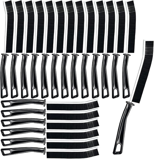 20 Pcs Crevice Cleaning Brush, Bathroom Gap Brush, Grout Cleaner Brush Hard by AcceLeah