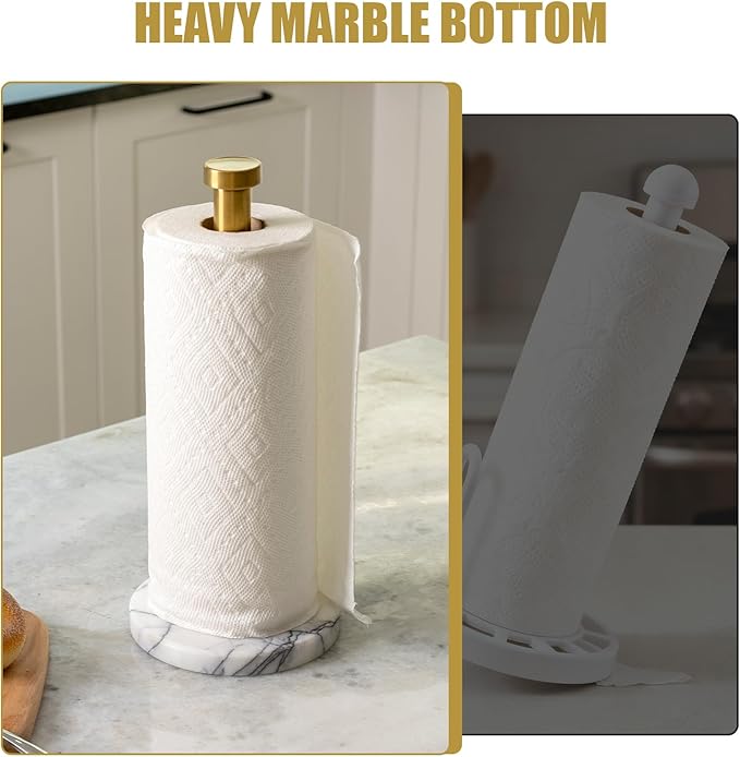 Koville Paper Towel Holder Countertop, Standing Paper Roll Holder - Image 7