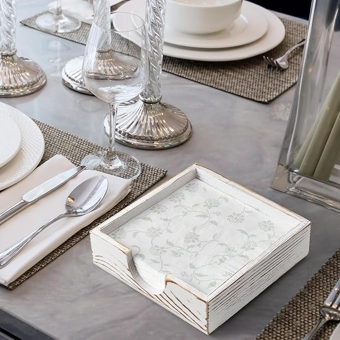 Napkin Holder for Table, Flat Napkin Holder for Luncheon, Napkin Holders for - Image 5