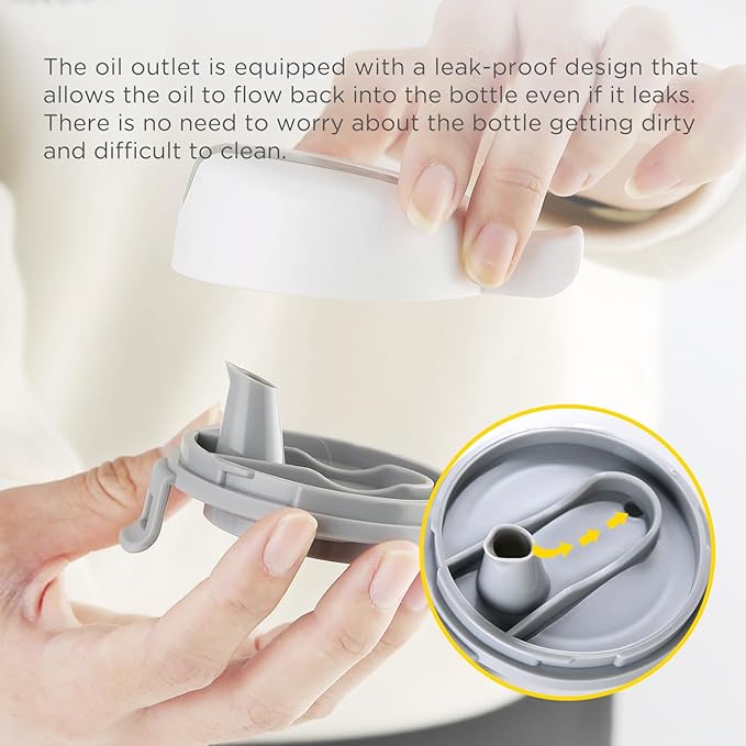 Auto Flip Glass Olive Oil Dispenser Bottle - Image 6
