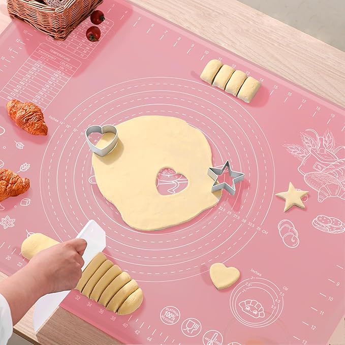 Silicone Pastry Mat 32" x 24" Extra Thick Non Stick Baking Mat - Image 7