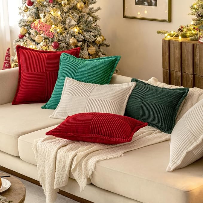 MIULEE Decorative Lumbar Throw Pillow Covers - Image 5