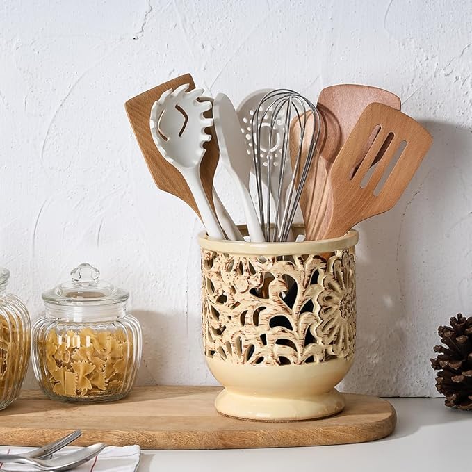 Farmhouse Kitchen Utensil Holder - Image 2