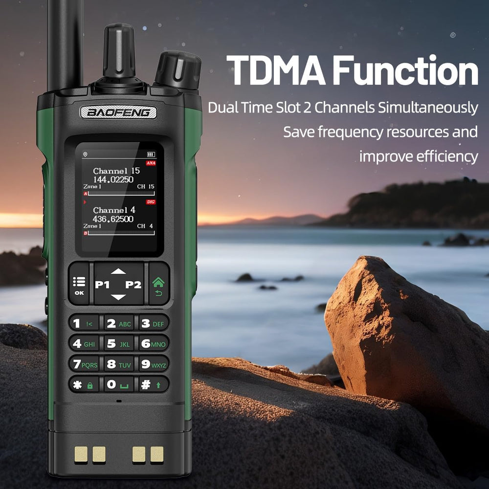 baofeng DM32 Radio DMR Ham Radio Handheld Long Range Walkie Talkies Rechargea...