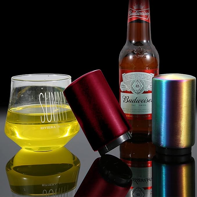 Father's Day Gift for Dad, YUDANSI Push Down Bottle Opener, Automatic Beer - Image 7