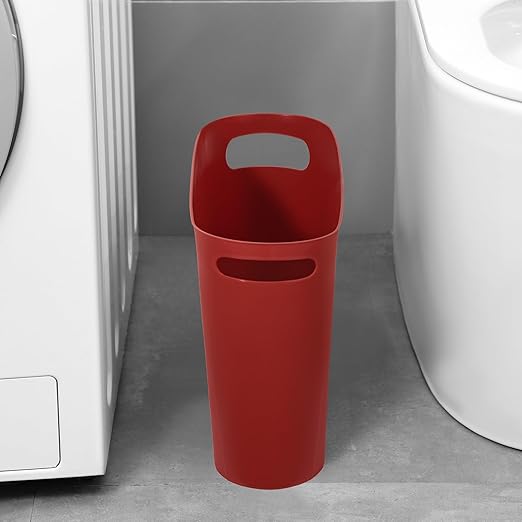 rejomiik Small Trash Can, 3.5 Gallon Slim Garbage Can Plastic Waste Basket - Image 4