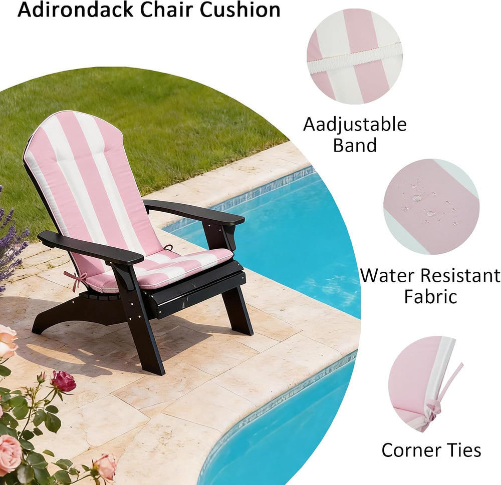 COZYVIDA 50"x20" Adirondack Chair Cushions Set of 2,Outdoor Rocking...