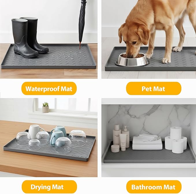 TigeJoy 25" x 22" Under Sink Mats - Image 7