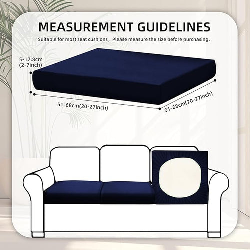 8Pcs Stretch Patio Cushion Covers, Outdoor Couch Covers Replacement, Outdoor - Image 2