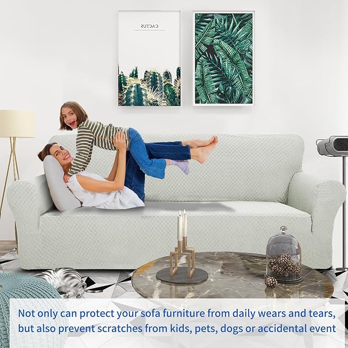 ZNSAYOTX 1 Piece Jacquard Couch Covers - Image 2