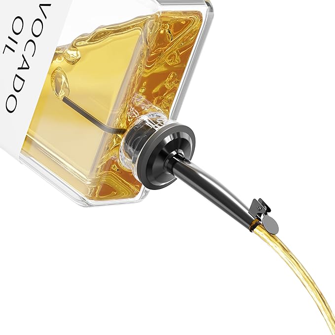 New England Stories Kitchen Cooking Oil Dispenser Set, Olive Oil and Vinegar - Image 5