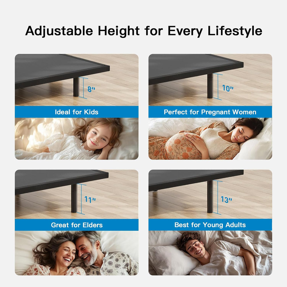 Pipishell Twin Adjustable Bed Frame with Wireless Remote and Zero Gravity