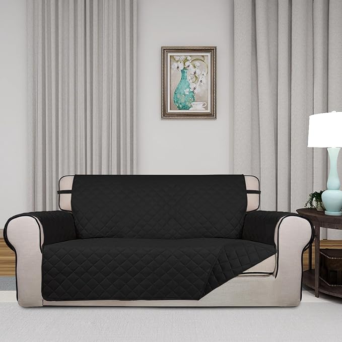 PureFit Reversible Quilted Sofa Cover, Water Resistant Slipcover Furniture - Image 2