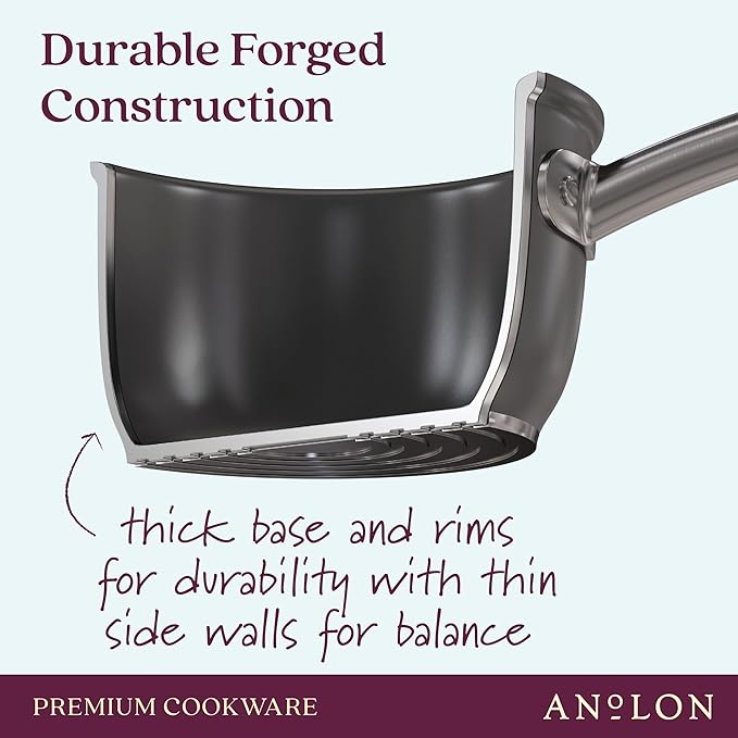 Anolon Accolade Forged Hard Anodized Nonstick Pots & Pans - Image 8