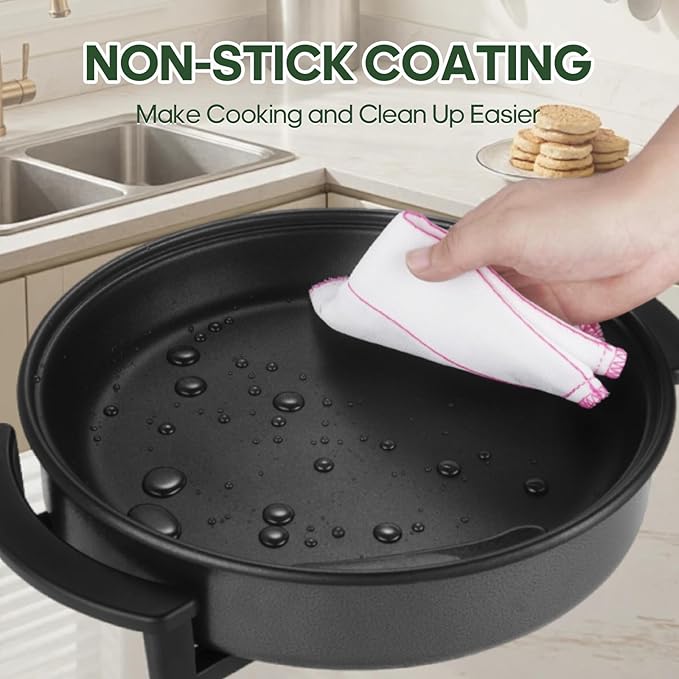 12" Round Electric Skillet
