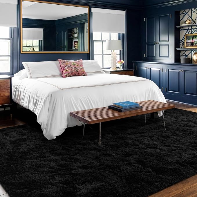10x14 Ft Extra Large Shag Rugs for Living Room, Ultra Soft Fluffy Furry Area - Image 2