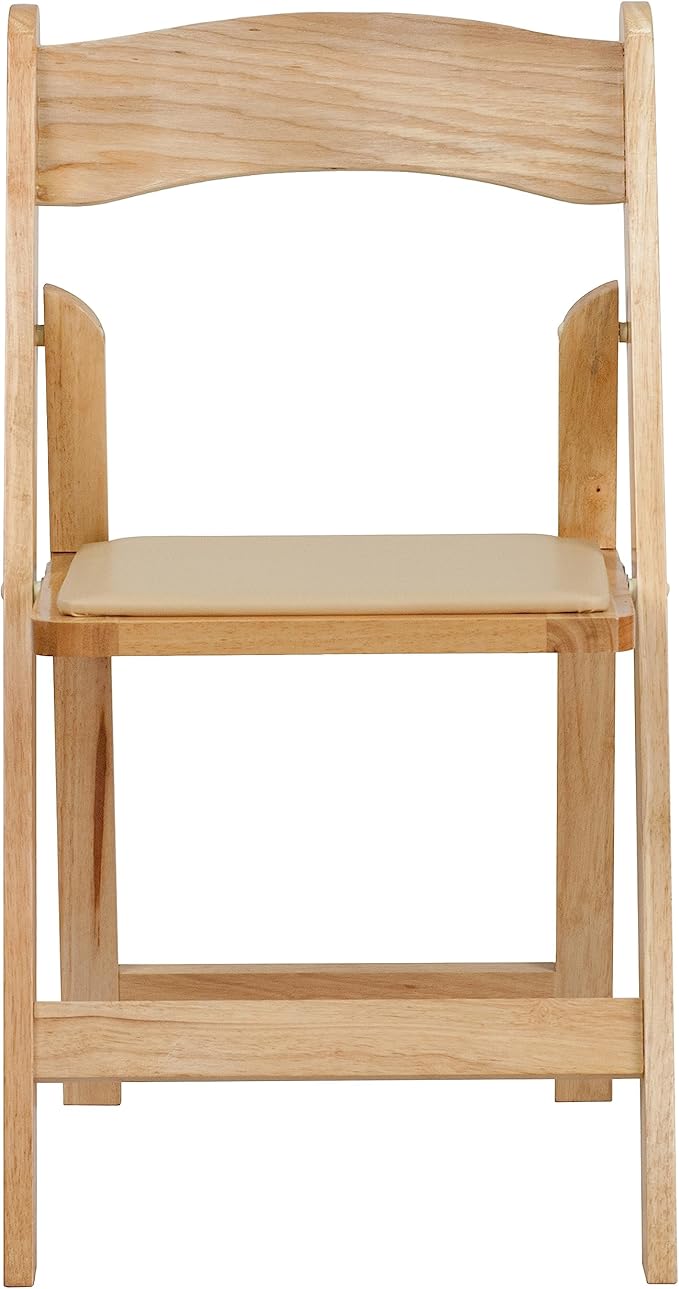 Flash Furniture Hercules Series Beechwood Folding Event Chairs with Padded Se...