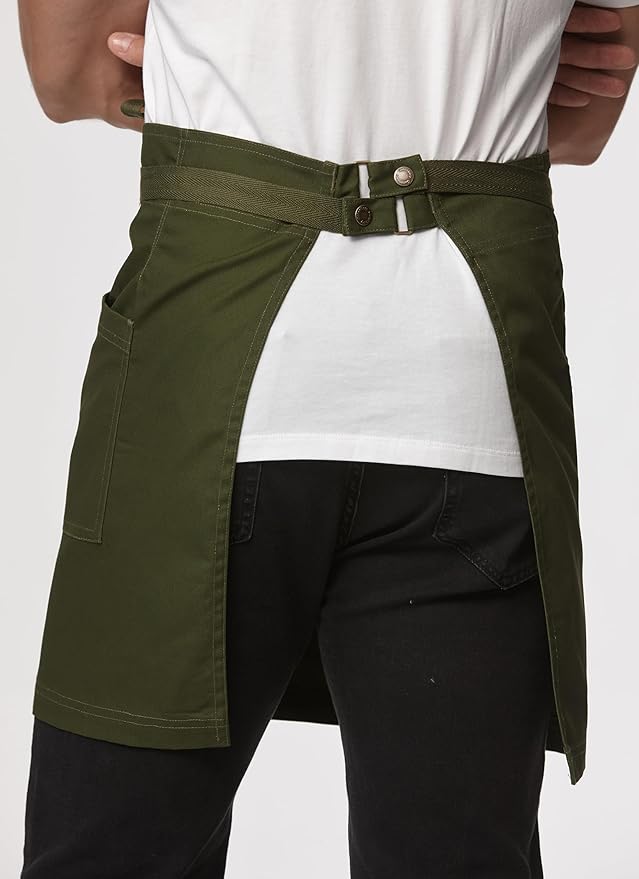 Unisex Waist Apron Half Bistro Apron Server Aprons - Image 2