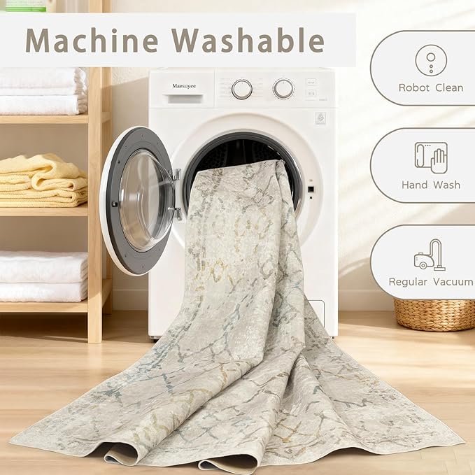 Washable Rugs 8x10 Area Rugs for Living Room, Dining Room- Large Ultra Soft - Image 4