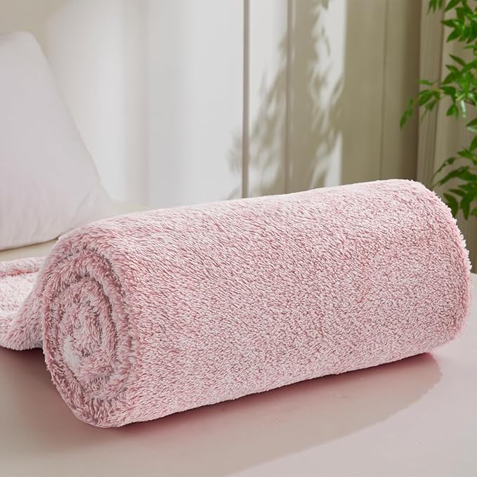 Exclusivo Mezcla Plush Fuzzy Fleece Throw Blanket Extra Large, Super Soft - Image 5