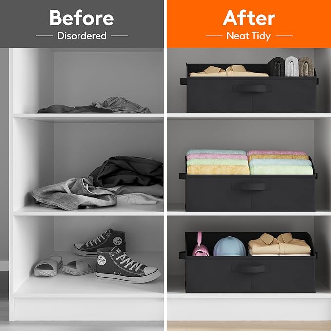 Lifewit Trapezoid Closet Storage Bins