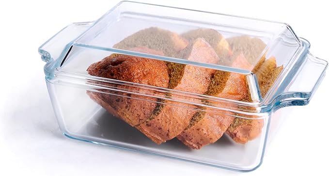 Rectangular Tempered Glass Casserole Dish, Tempered Glass Baking Dish by HUSANMP