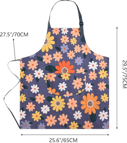 2 Pack Floral Apron for Women - Image 2