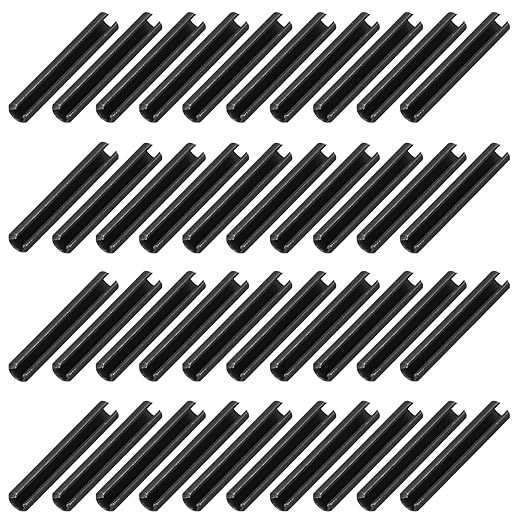 MECCANIXITY 120Pcs Slotted Split Roll Pins 3/25 Inch Dia. 4/5 Inch Length 65Mn by MECCANIXITY