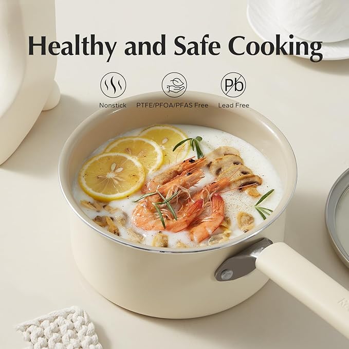 Redchef Ceramic Nonstick Saucepan - Image 4